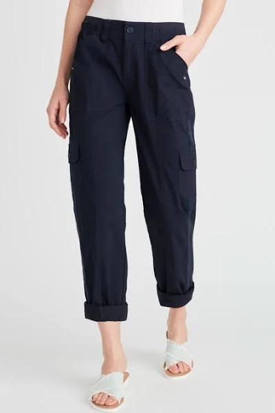 Womens Capture Cargo Pants Navy - 8 - AfterPay & zipPay Available