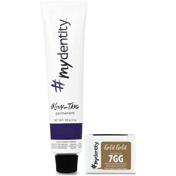 #MyDentity Permanent Hair Color 7GG Medium Blonde Gold Gold