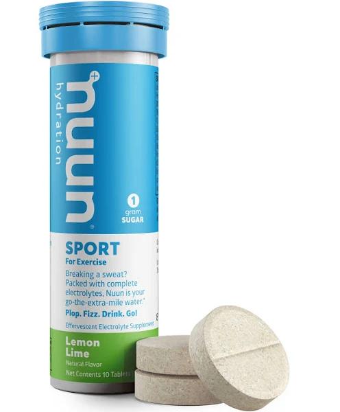 Nuun Sport Electrolyte Drink Tablets Lemon Lime - 10 Servings