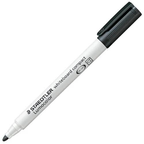 Staedtler Lumocolor Compact Whiteboard Marker Black Box 10