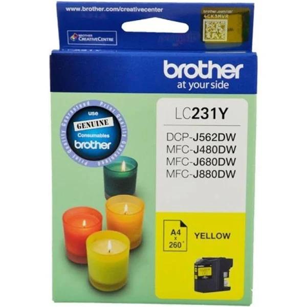 Brother LC231 Ink Cartridge - Yellow