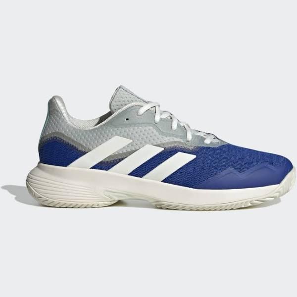 Adidas - Courtjam Control Tennis Shoes - Grey/Blue - UK 8.5