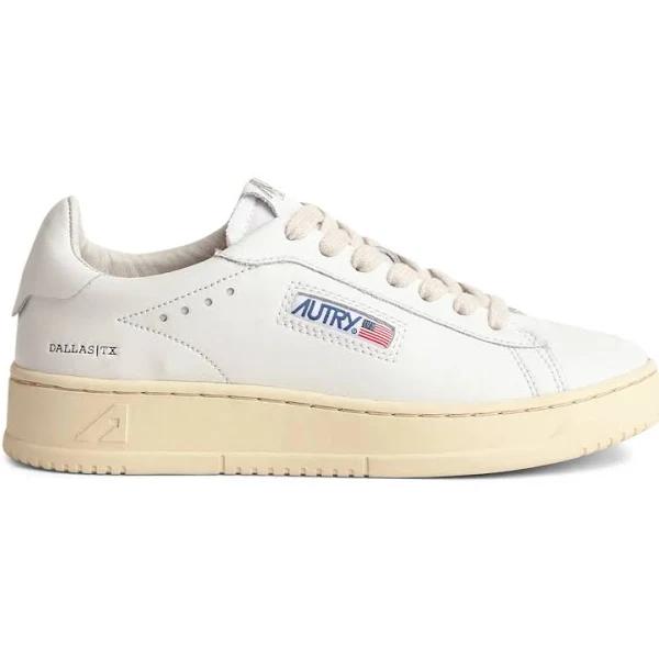 Autry - Dallas Low-Top Leather Sneakers - Women - White - 35EU