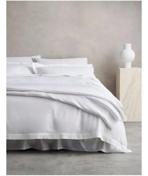 Sheridan Tencel Lyocell Fibre & Cotton Quilt Cover Set in White Double