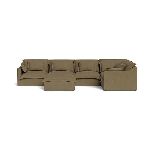 Retreat Fabric Modular Sofa Moss by Freedom