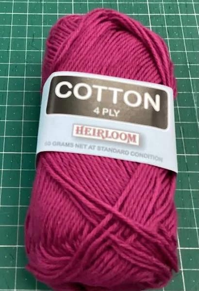 Heirloom Cotton 4ply Fuschia 6608 (Discontinued)