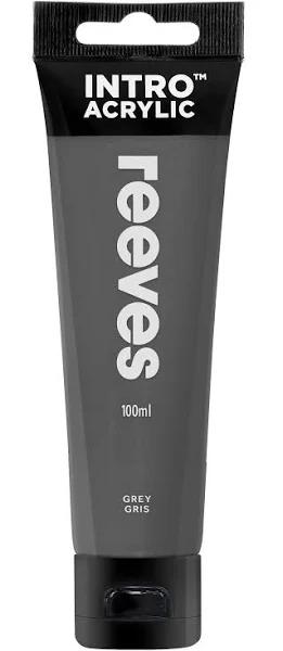 Reeves Intro Acrylic Paint 100ml Grey