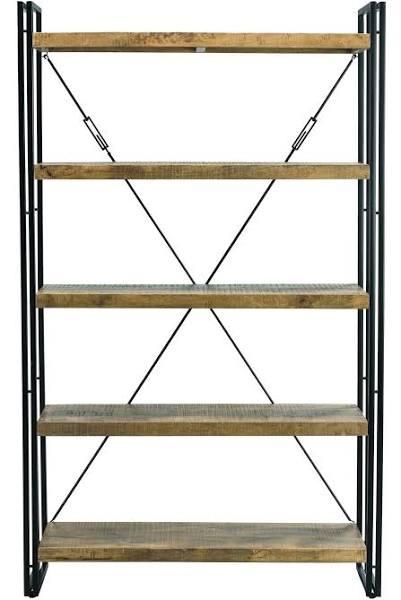 Fulham Medium Shelving Unit 200 x 120cm | Vintage Brown | Storage Solutions | Early Settler Furniture