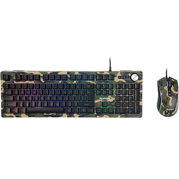 Playmax Gaming Keyboard & Mouse Combo - Camo