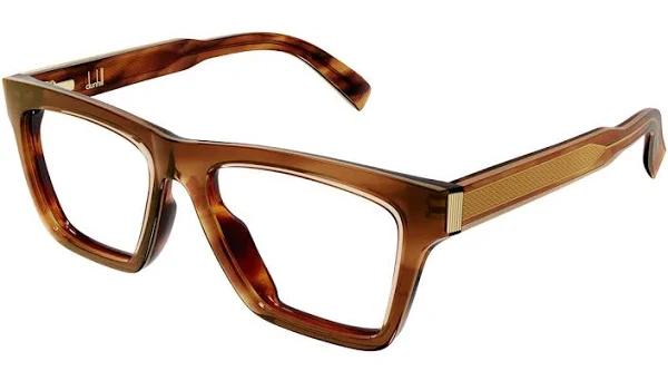 Dunhill DU0080O 003 Men's Glasses Tortoiseshell Size 55 - Private Health Rebate - Blue Light Block Available