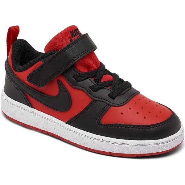 Nike Court Borough Low Recraft Toddlers Shoes Red/Black US 6