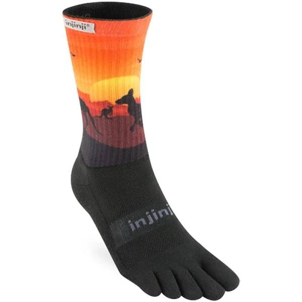 Injinji Trail 2.0 Midweight Crew/Kangaroo/Small