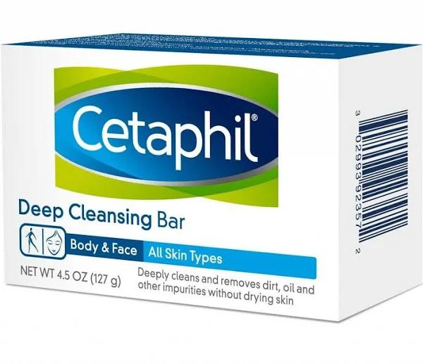 Cetaphil Deep Cleansing Bar 4.5 oz