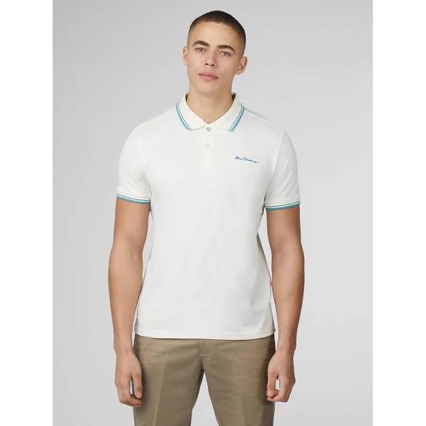 Ben Sherman Organic Signature Polo Ivory XXX-Large