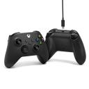 Xbox Wireless Controller Carbon Black + USB-C Cable (Xbox Series X/S)