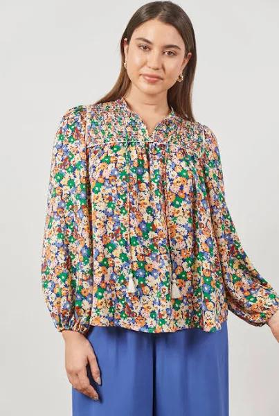 Romance Blouse - Meadow Bloom L/XL / Meadow Bloom / Romance Blouse