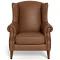 Classic Wing Leather Occasional Armchair Nut by Freedom