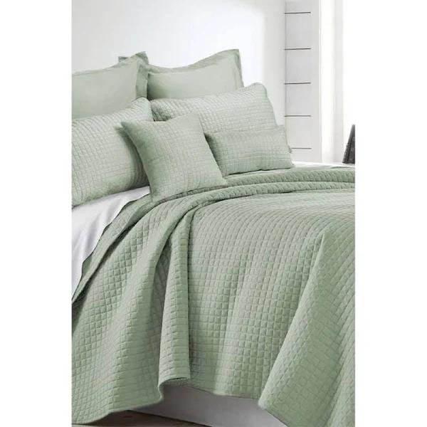 Ramesses 7 Piece Premium Hotel Collection Comforter Set Sage King