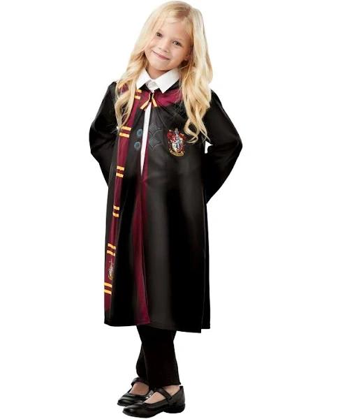 Rubie's Harry Potter Gryffindor Printed Robe Costume 3001043-4 Black 5-6 Years