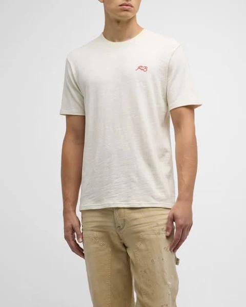 Rag & Bone Men's RB T-Shirt in Ivory, Size M | End Clothing