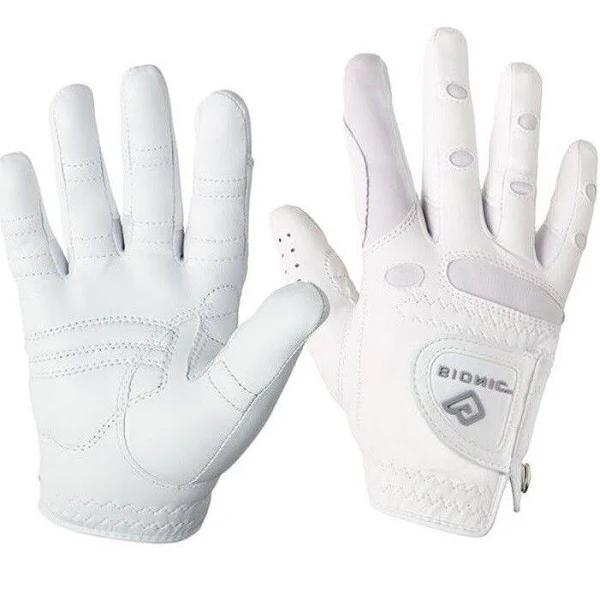 Bionic Women's StableGrip Golf Glove, Medium/Large, White