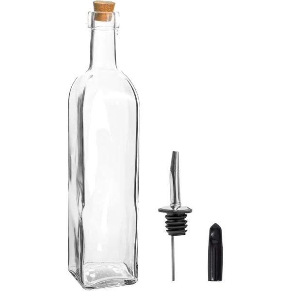 Argon Tableware Olive Oil Pourer Bottle With Cork Lid - 500ml