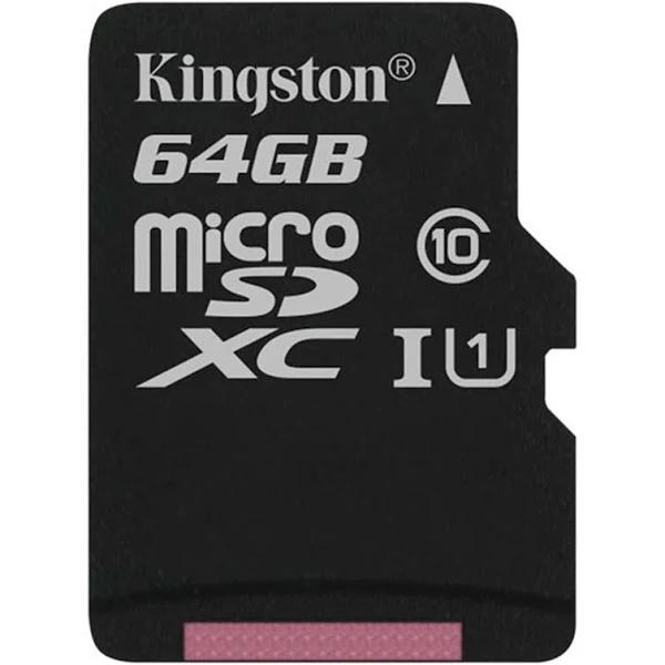 Kingston 64GB Canvas Select microSDHC Card