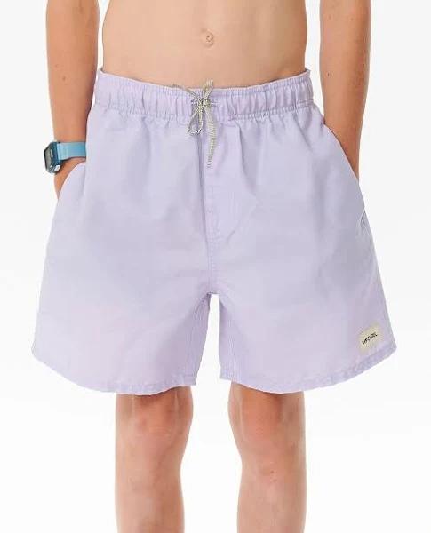 Rip Curl Boy's Bondi Volley Boardshorts (8 - 16 Years) - Lilac | Board Shorts