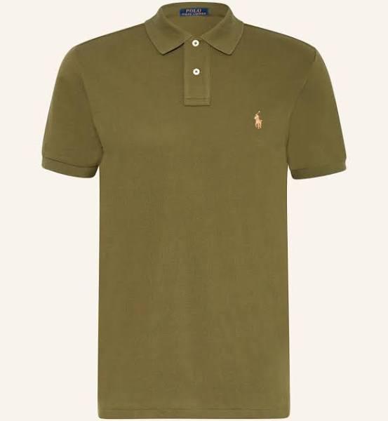 Polo Ralph Lauren Men's Custom Slim Fit Polo Shirt - Dark Sage - S