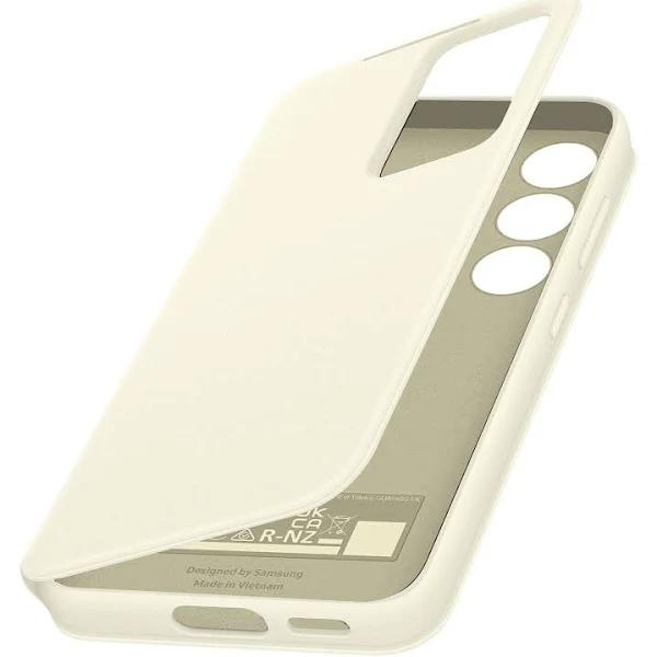 Samsung Galaxy S23+ Plus Clear View Wallet Case EF-ZS916CUEGWW - Cream