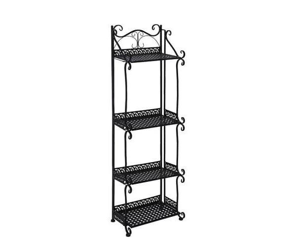 Levede Plant Stand 4 Tiers Outdoor Indoor Metal Flower Pots Rack Garden Shelf