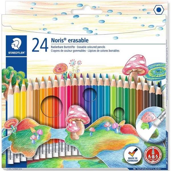 Staedtler Noris Club Erasable Coloured Pencils 24 Pack