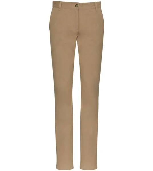 Biz Collection Women's Lawson Chino Pants - Dark Stone - Size 12