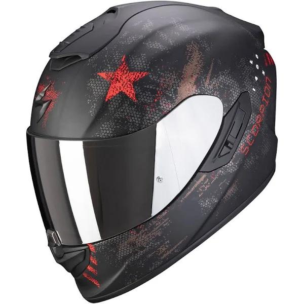 Scorpion Helmet EXO-1400 Air Asio Black Matt Red Size. L 59/60