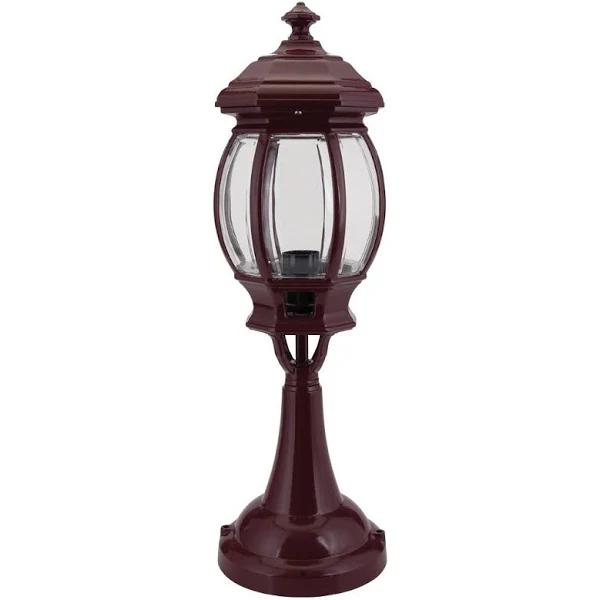 Domus GT-673 Vienna - Exterior Pillar Mount Light, Burgundy