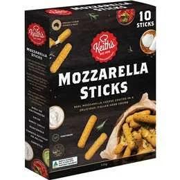 Keith's Foods Mozzarella Cheese Sticks 235g