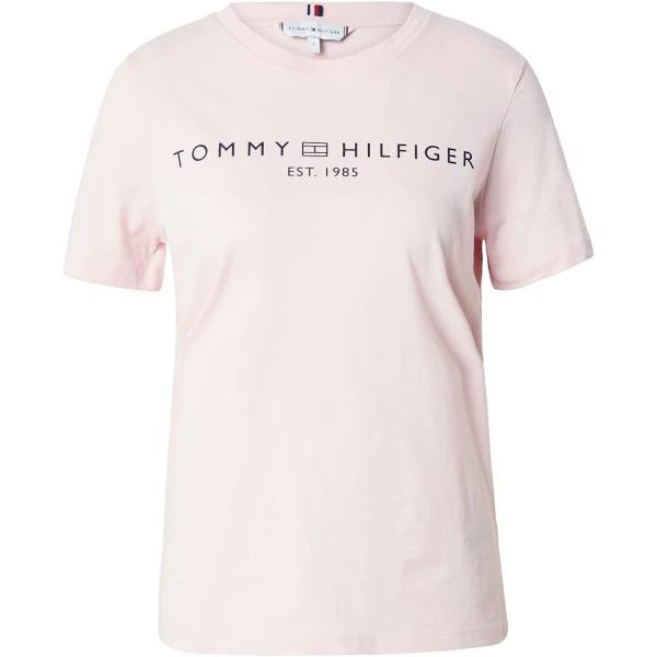 Modern Corp Logo Flag T-Shirt Pink XXS at Tommy Hilfiger