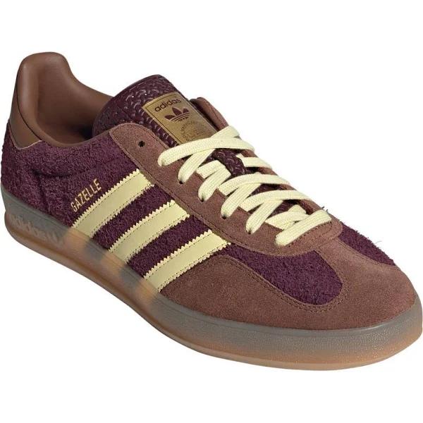 Adidas Gazelle Indoor Maroon Almost Yellow