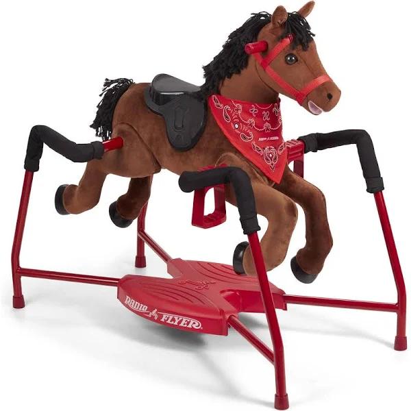 Radio Flyer Chestnut Plush Interactive Riding Horse