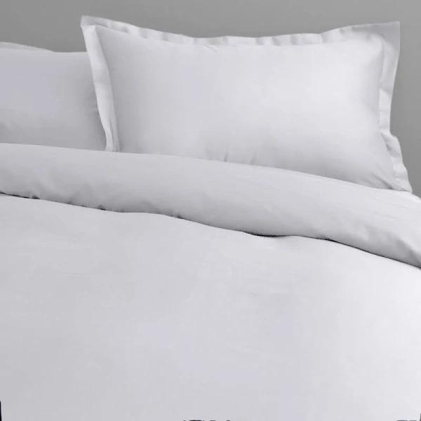 Canningvale Palazzo Royale 1000TC King Quilt Cover Set - Crisp White