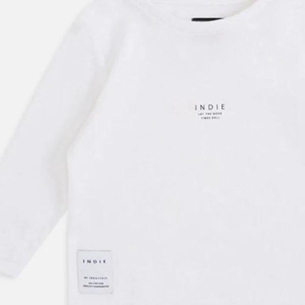 The LS Marcoola Tee - White, 1 | Indie Kids by Industrie | Boys Clothing, Babies to Teens