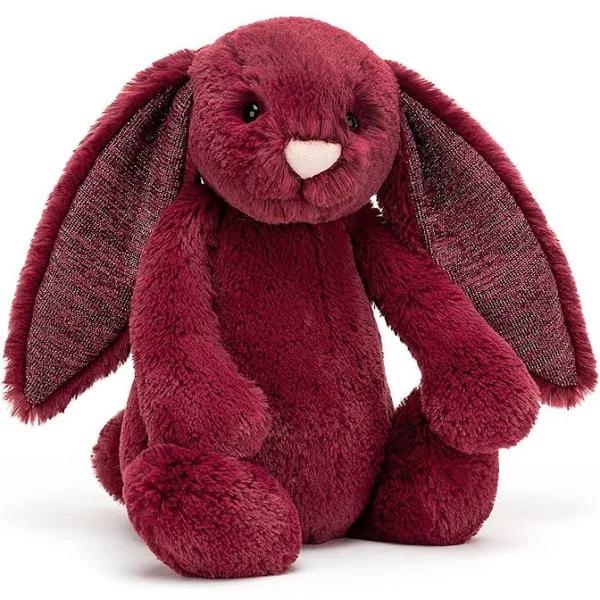 Jellycat - Bashful Bunny Sparkly Cassis Medium