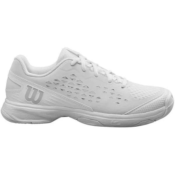 Junior's Rush Pro L Tennis Shoe White/White/White / 5 US