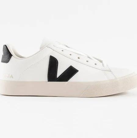 Veja White & Black Campo Sneakers