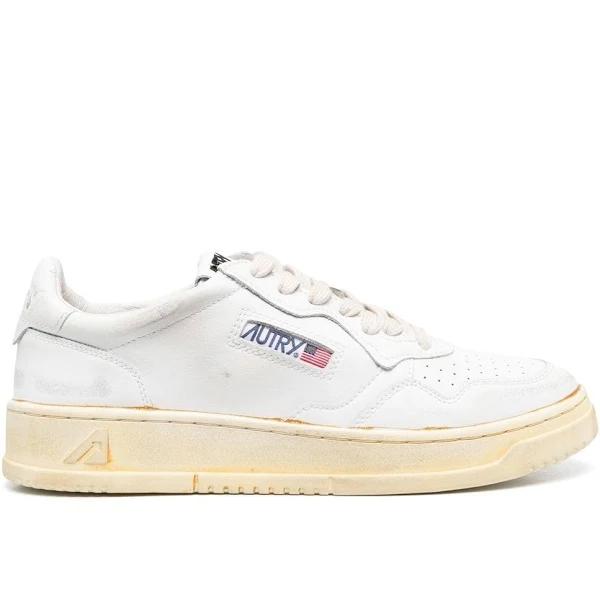 Autry - Medalist Low-top Sneakers - Men - Calf Leather/Calf Leather/Rubber/Fabric - 40 - White