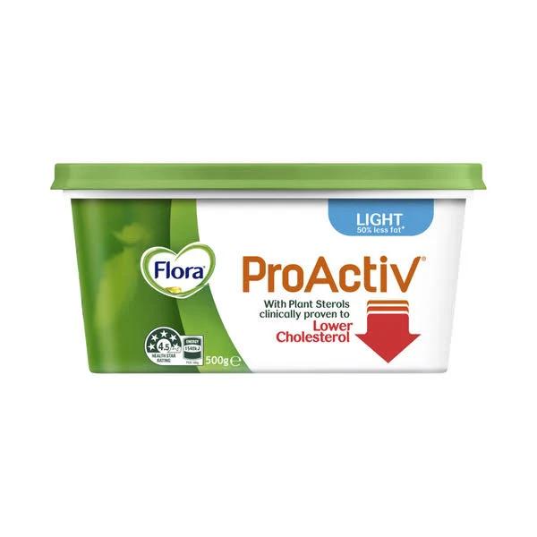 Flora Proactiv Cholesterol Lowering Margarine Spread Light 500g