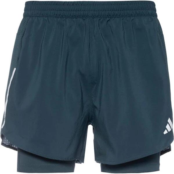 adidas-Designed 4 Running 2-in-1 Shorts-Men-Arctic Night-M