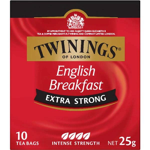 Twinings English Breakfast Extra Strong Tea Bags 10 Pack