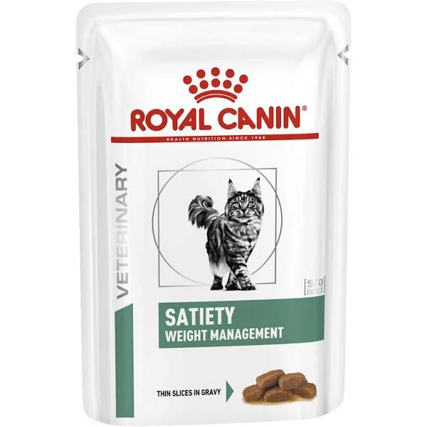 Royal Canin Veterinary Satiety Pouches Wet Cat Food 12 x 85g