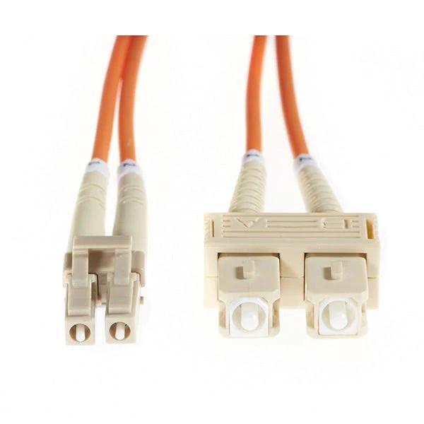 Simply Wholesale LC SC OM1 Multimode Fibre Optic Cable Orange